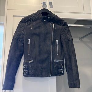 Women’s Charcoal Grey Moto/Biker style jacket